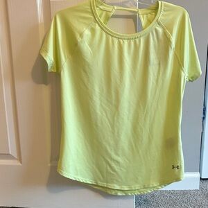 Under Armour Women's Bright Green Short Sleeve Tee